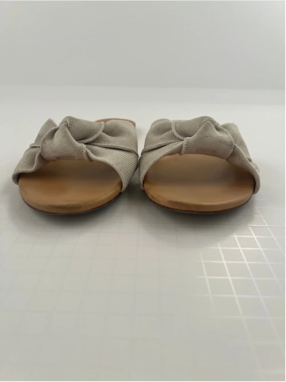 Rothy's The Knot slide sandal Cream 7.5 - Picture 4 of 5
